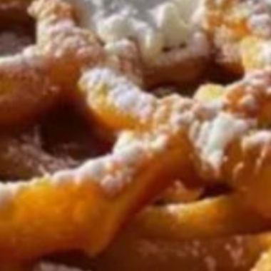 homemade county fair funnel cakes crispy golden and irresistible