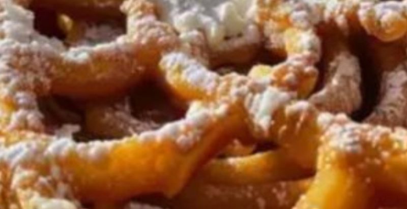homemade county fair funnel cakes crispy golden and irresistible