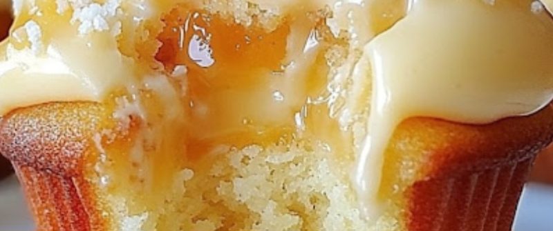 honey peach cream cheese cupcakes a sweet and fruity delight 1