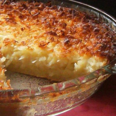 impossible coconut custard a magical layered dessert recipe