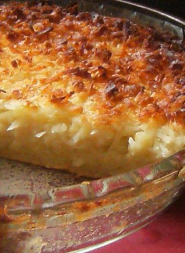 impossible coconut custard a magical layered dessert recipe