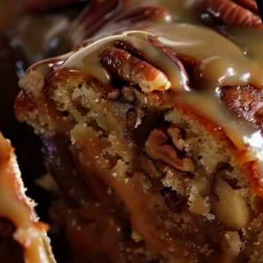 irresistible apple pecan cake with caramel glaze a family favorite recipe