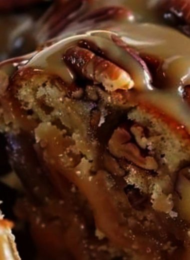 irresistible apple pecan cake with caramel glaze a family favorite recipe