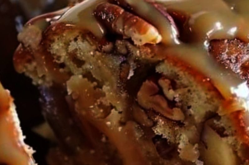 irresistible apple pecan cake with caramel glaze a family favorite recipe