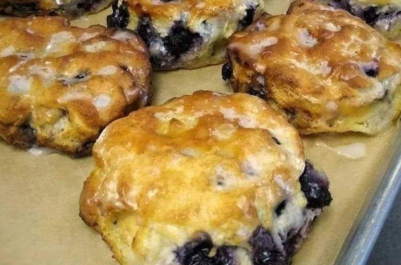 irresistible blueberry biscuits a flaky buttery delight with bursting blueberries