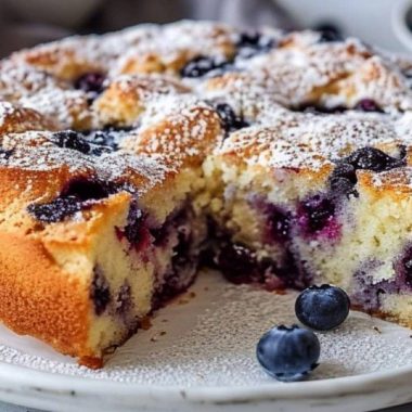 irresistible blueberry breakfast cake recipe the ultimate morning treat