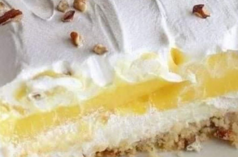 irresistible lemon lush cake recipe a zesty buttery delight 1