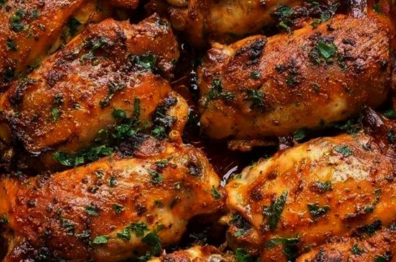 juicy baked chicken thighs with honey glaze easy flavorful and perfectly crispy