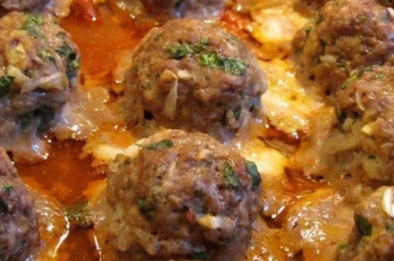 juicy baked mozzarella stuffed meatballs recipe easy cheesy and irresistible