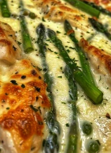 juicy caesar chicken with asparagus a family favorite recipe