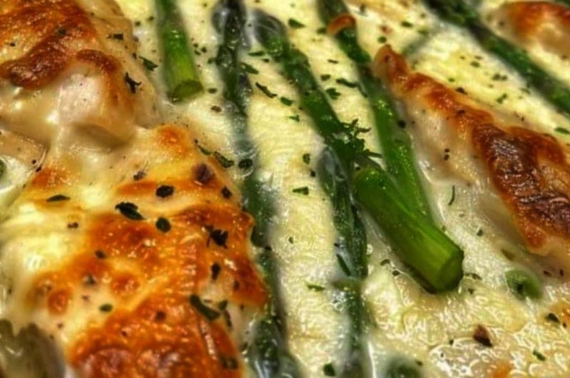 juicy caesar chicken with asparagus a family favorite recipe