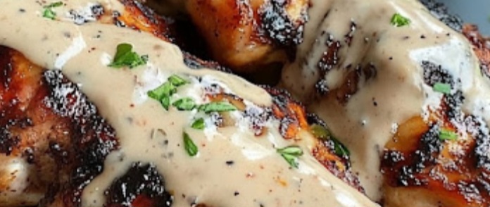 juicy cajun grilled chicken with tangy alabama white sauce recipe