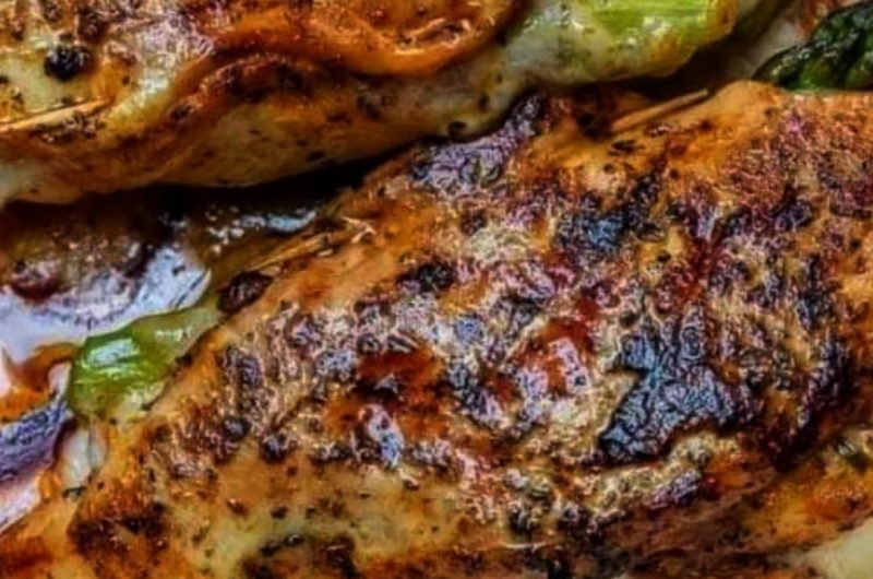 juicy chicken stuffed with asparagus a gourmet delight