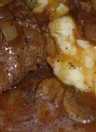 juicy hamburger steaks with rich onion gravy a comfort food classic 1