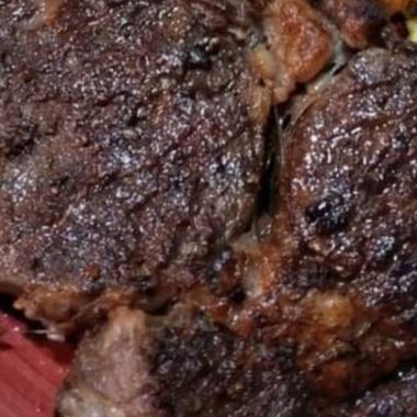 juicy oven baked ribeye steak with creamy mushroom sauce perfect dinner recipe