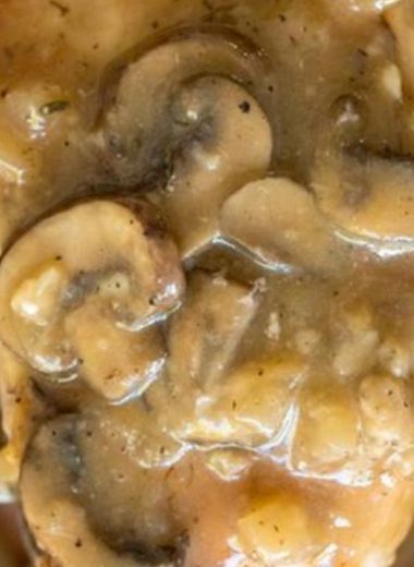 juicy skillet pork chops with savory mushroom gravy a hearty one pan meal