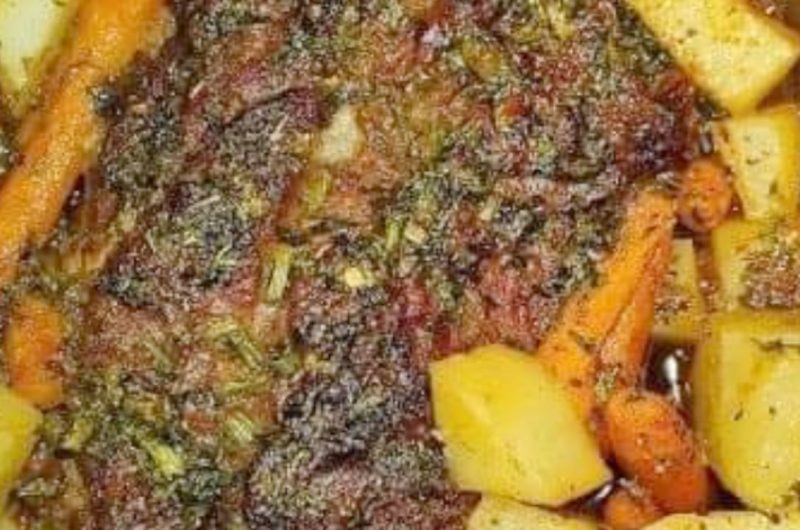 juicy slow roasted beef pot with carrots and potatoes a hearty creole spiced delight