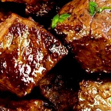 juicy steak bites with garlic butter quick easy and mouthwatering recipe