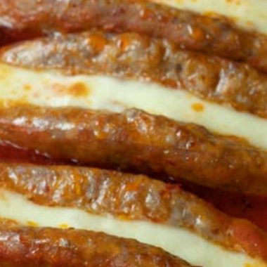 juicy stuffed italian sausage with melty mozzarella a cheesy delight