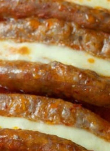 juicy stuffed italian sausage with melty mozzarella a cheesy delight