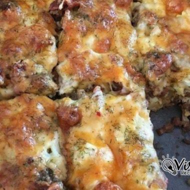 keto bacon cheeseburger casserole low carb comfort food recipe