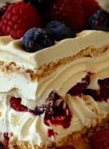 lemon berry ritz icebox cake a nostalgic no bake dessert recipe