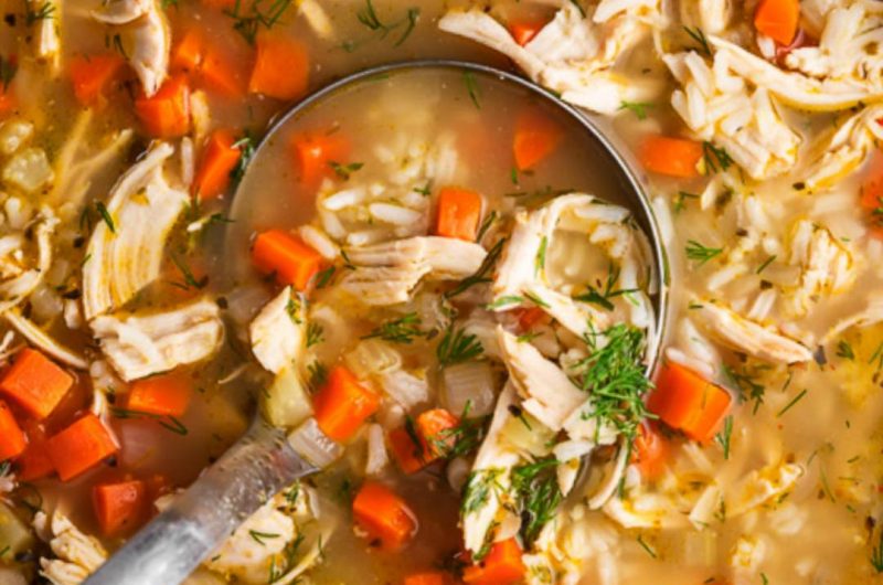 lemony chicken and rice soup a refreshing and hearty comfort food recipe