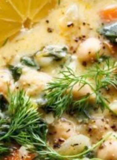 lemony greek chickpea soup a hearty healthy and flavorful mediterranean delight