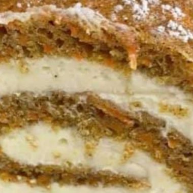moist and delicious carrot cake roll with cream cheese frosting a perfect dessert recipe