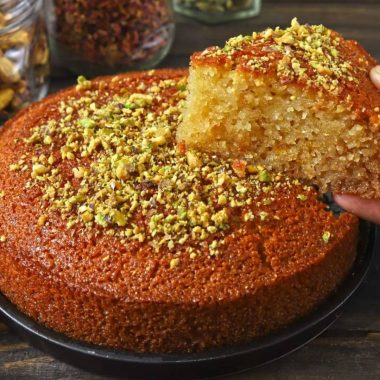 moist and fluffy eggless semolina cake recipe a delicious easy to make dessert