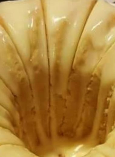 moist and fluffy vanilla buttermilk pound cake recipe with cream cheese glaze