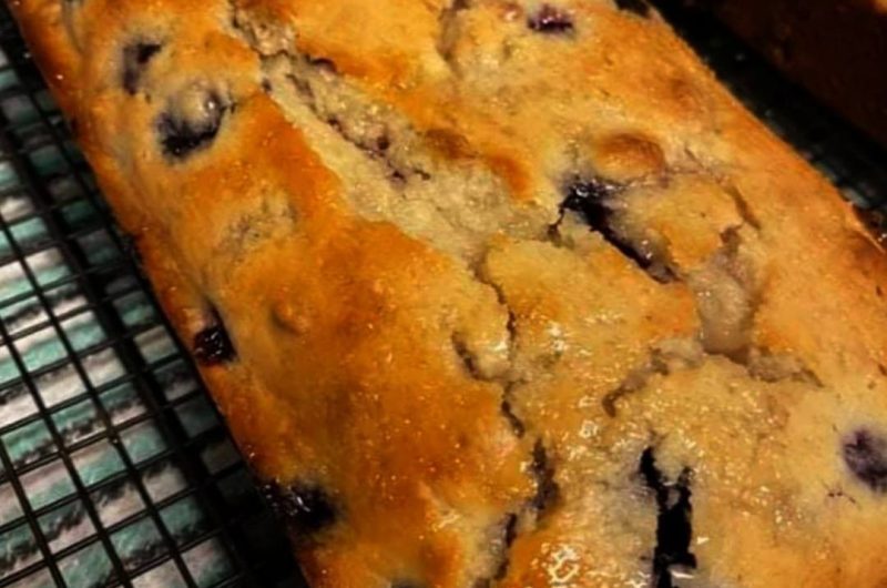 moist and zesty lemon blueberry bread recipe easy and delicious