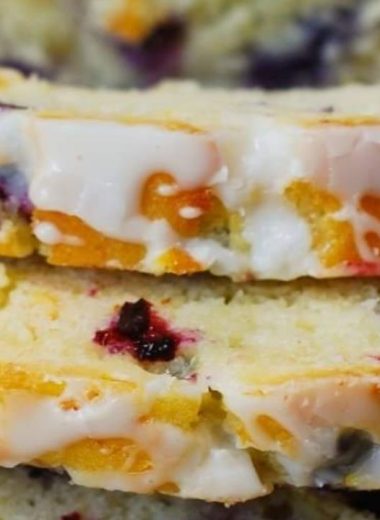 moist blueberry lemon bread with tangy lemon glaze a perfect breakfast or snack