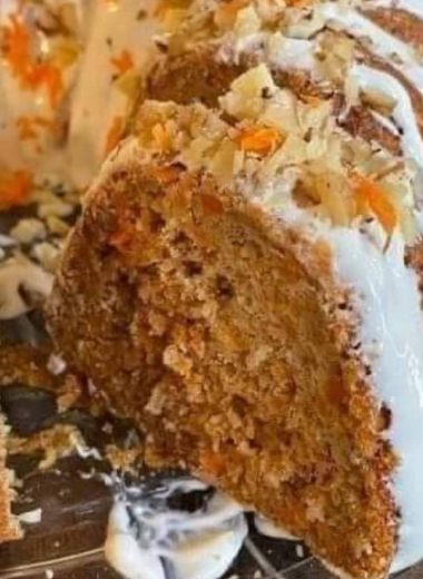 moist carrot cake with cream cheese frosting and walnuts easy recipe