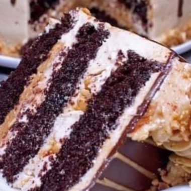 moist ginger cake with creamy frosting and caramel drizzle a decadent dessert recipe