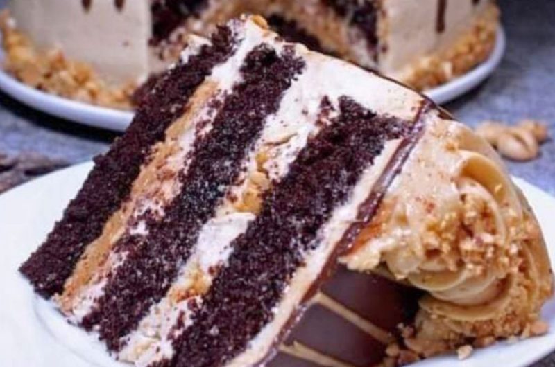 moist ginger cake with creamy frosting and caramel drizzle a decadent dessert recipe