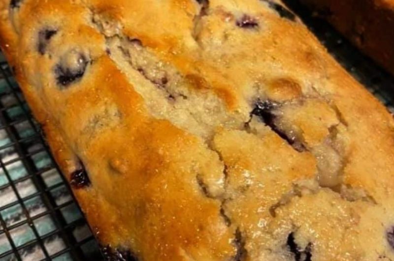 moist lemon blueberry bread recipe with zesty glaze easy and delicious
