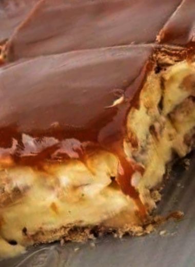 no bake caramel apple eclair cake a quick and easy dessert recipe