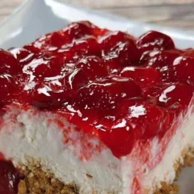 no bake cherry cheesecake bars easy creamy and irresistible dessert recipe