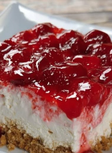 no bake cherry cheesecake bars easy creamy and irresistible dessert recipe