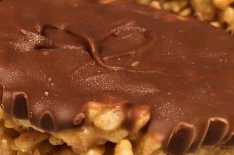 no bake peanut butter rice krispy balls with chocolate a crunchy sweet and easy treat