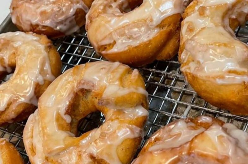 old fashioned sour cream glazed donuts recipe soft cakey and irresistibly delicious