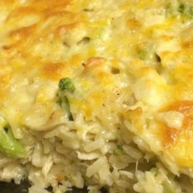 one pot cheesy chicken broccoli and rice casserole easy creamy and comforting
