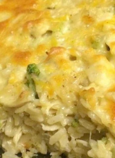one pot cheesy chicken broccoli and rice casserole easy creamy and comforting