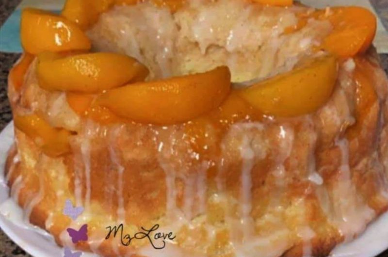 peach cobbler pound cake recipe a perfect summer dessert