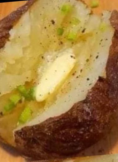 perfectly crispy air fryer baked potatoes easy fluffy and delicious