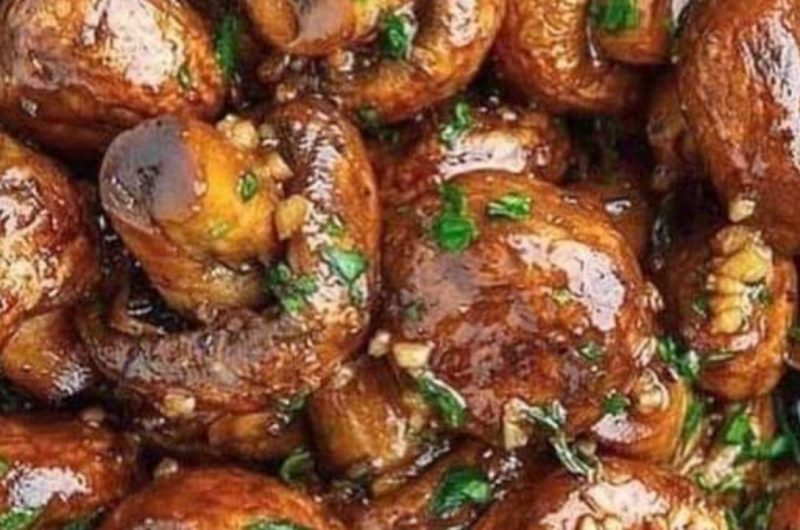 perfectly roasted garlic mushroom recipe a flavorful side dish