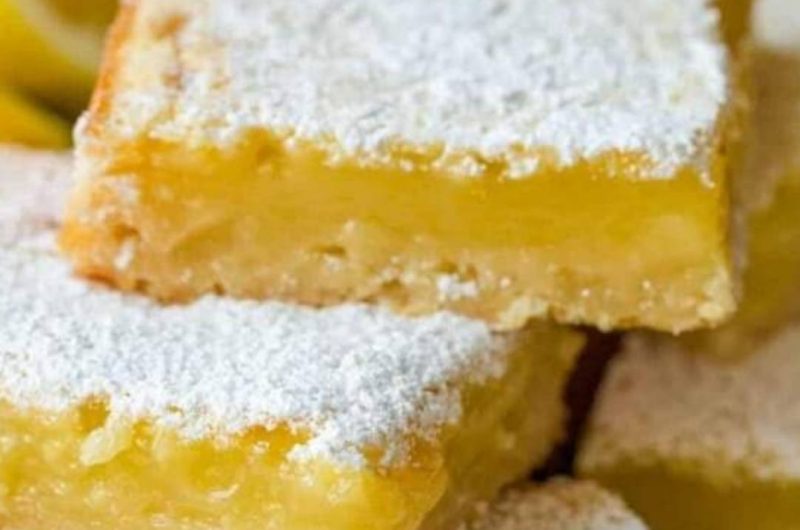 perfectly tangy lemon bars recipe easy creamy and irresistible dessert