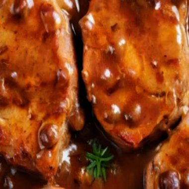 pork chop supreme a royal feast with tender pork and creamy sauce