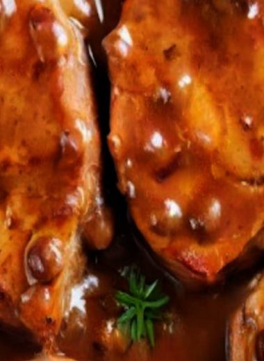 pork chop supreme a royal feast with tender pork and creamy sauce